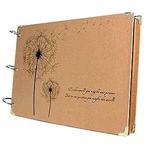 Newcreativetop Scrapbook Vintage Photo Albums Dandelion Printed Surface ...