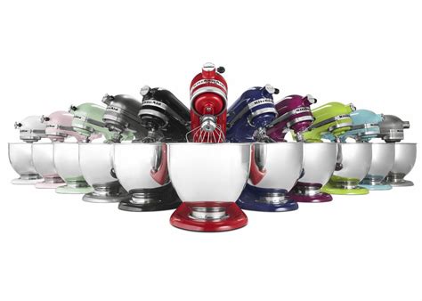 KitchenAid mixers in every color. | Kitchen aid, Kitchenaid artisan ...