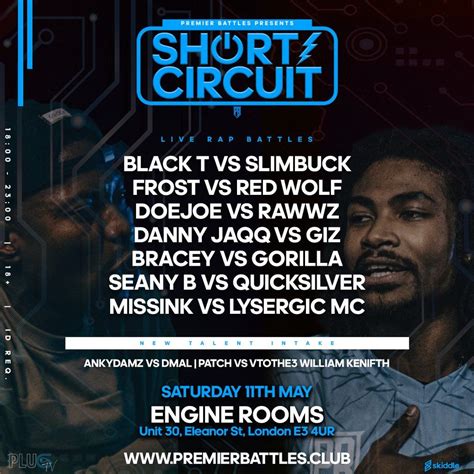 Short Circuit | Live Rap Battles, The Engine Rooms, London, 11 May 2024 ...