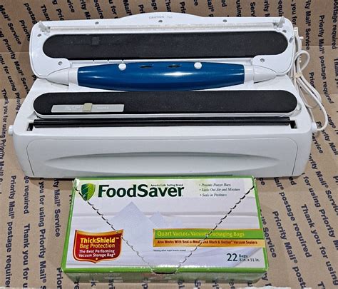 Rival Seal a Meal Vacuum Food Sealer Model VS100 Plus Sealer Saver Bags ...
