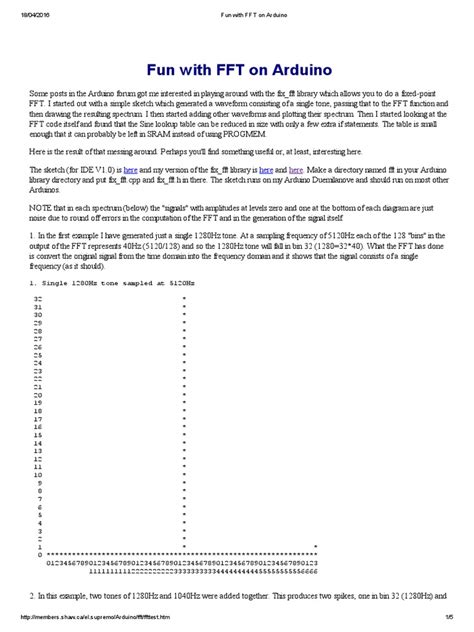 Image result for Arduino FFT Library Tutorial