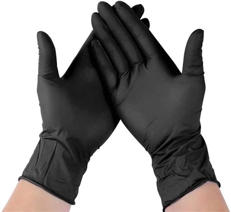 Voblin Powder Free Nitrile Hand Gloves Food Grade, Non Tearable, CE ...