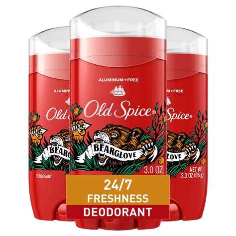 Old Spice Aluminum Free Deodorant for Men, 24/7 Odor Protection, 24/7 ...