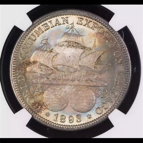 1893 NGC MS-65 COLUMBIAN Classic Commemorative World's Columbian ...