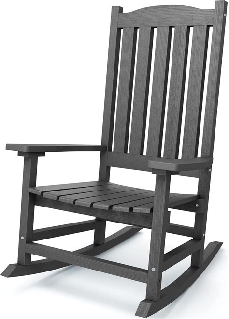 Amazon.com: SERWALL Patio Rocking Chair, Oversized Porch Rocker for ...