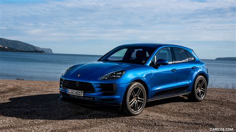 Porsche Macan | 2019MY (Color: Sapphire Blue) | Front Three-Quarter
