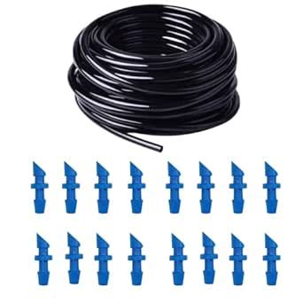 Grassland®- 4mm micro tube feeder line pipe (10meter) Pin Connectors ...