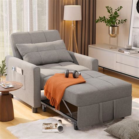 Amazon.com: Noelse Sleeper Sofa Chair Bed, Convertible Sofa Chair 3-in ...