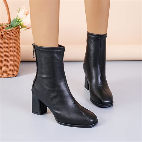 Square Short Boots-