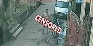 Towel-clad Delhi cop caught on CCTV flashing his neighbours - India Today