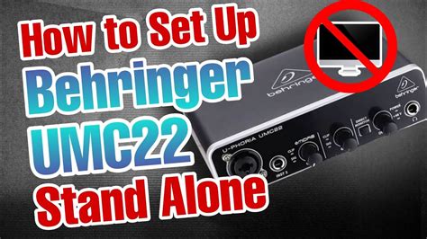 Image result for Behringer UMC22 Setup