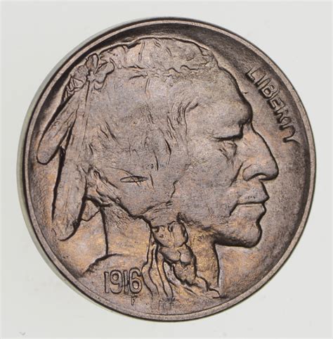 1916-D Buffalo Indian Head Nickel - Near Uncirculated | Property Room