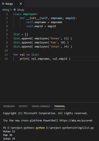 Create List in Python 的图像结果