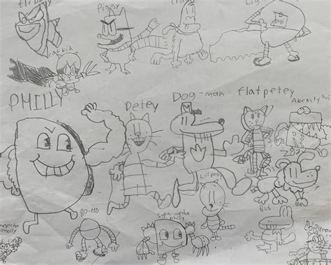 Dog Man Fan Art Sketch Digital Download Drawing by Kid - Etsy