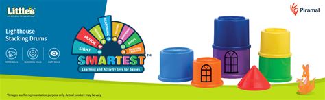 Buy Little's Lighthouse Stacking Drums | Multi-Color | Stacking Game ...