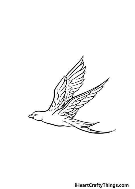 Image result for How to Draw Parrot Flying