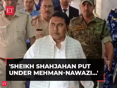 'Sheikh Shahjahan put under Mehman-Nawazi…': BJP attacks TMC over ...