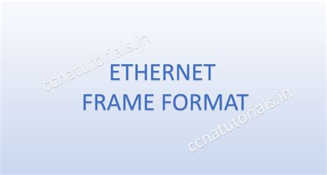 Image result for Ethernet Frame Format