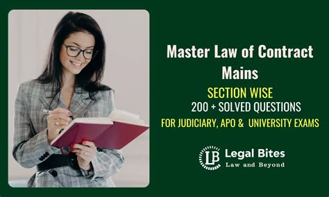 Master Law of Contract Mains: Legal Bites' Law of Contract Solved ...