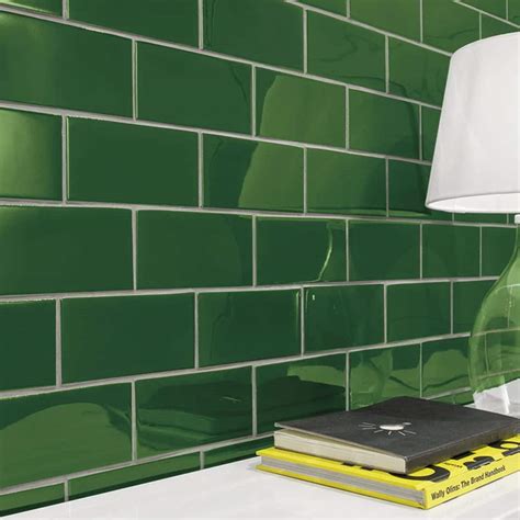 Verde Garrafa Q6210 Glossy 6x14 - Fliser.dk - Næstved Flisecenter