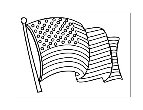American Flag Coloring Pages – Printable Coloring Pages. FREE