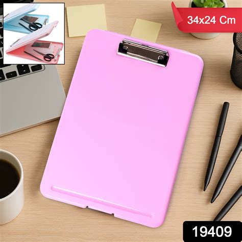 A4 Size Hard Plastic Clipboard File Folder (1 Pc) – Royal Bucket