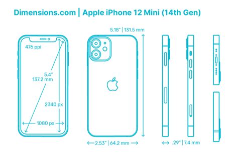 Image result for iPhone 12 Pro Dimensions