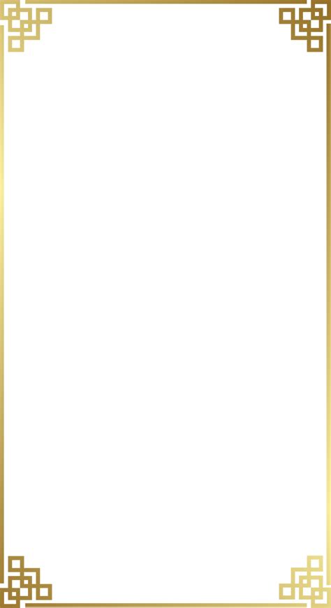 Chinese Luxury Gold Border Frame 15098491 PNG