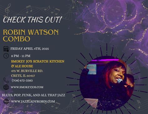 Robin Watson Combo, 475 W Burville Rd, Crete, IL, United States ...
