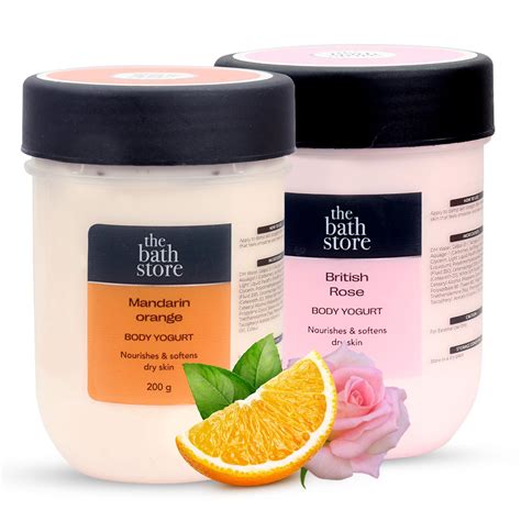 The Bath Store (British Rose & Mandarin Orange) Body Yogurt | Yogurt M ...