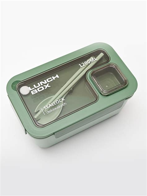 Green Lunch Box Set (1200ml + 40ml) - Market99 – MARKET99