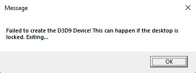 How to Solve Could Not Create Direct3D Device 9 的图像结果