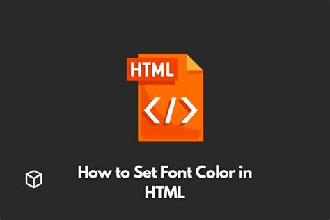 Changing Font Color in HTML 的图像结果