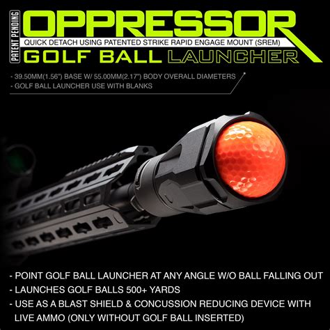 Strike Industries - OPPRESSOR Golf Ball Launcher | Soldier Systems ...