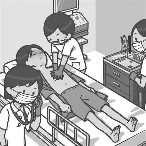 BLSを行う医療関係者のイラスト🎨【フリー素材】｜看護roo![カンゴルー]