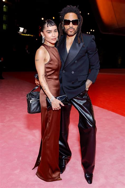 Lenny Kravitz and Zoe Kravitz Prove Slaying Is in Their DNA at Academy Museum Gala
