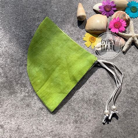 Green Tie Dye Mask – Gypsy Maal