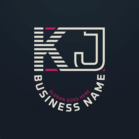 Letter kj premium logo design kj modern business logo design | Premium ...