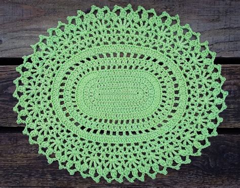 Image result for Crochet Oval Table Runner Pattern