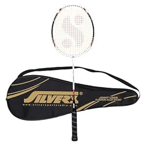 Buy Silver's Jointless Aluminium Alloy Composite Max Power Badminton ...