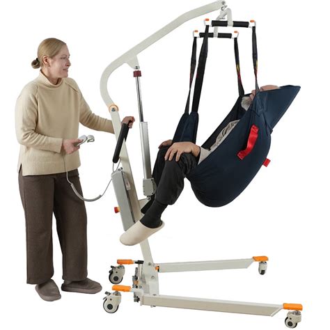 VOCIC Electric Patient Transfer Lift, Hydraulic Body Lift for Elderly ...