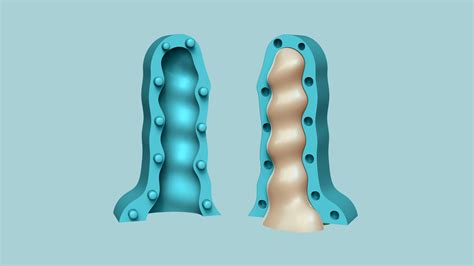 STL file Dildo Mold for Silicone Chocolate Soap A08・Model to download ...