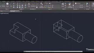 Isometric View AutoCAD 的图像结果