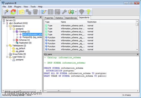 PostgreSQL Client 的图像结果