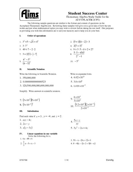 Image result for Tutorial On Elementary Algebra