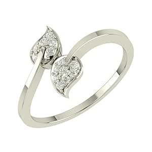 Buy Charu Jewels 18k (750) White Gold and Diamond The Royal Devotion ...