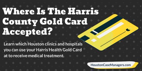 Where Is The Harris County Gold Card Accepted? | Find Gold Card Clinics
