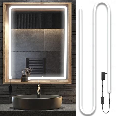 LED Makeup Mirror Light Style Makeup Light 6.5-16FT/6000K/3000K ...