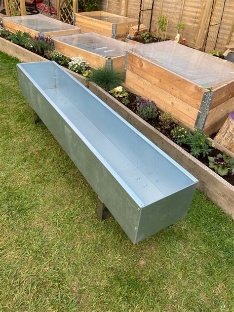 Galvanized Large Planters | Fasci Garden