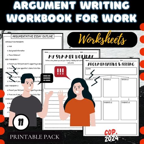 Image result for Argument Writing Worksheets